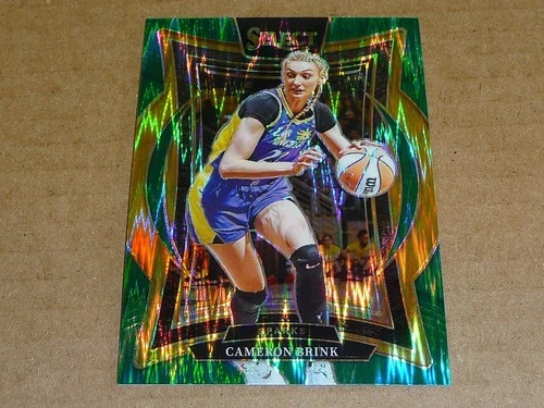 2025 Panini Select WNBA CAMERON BRINK GREEN FLASH PRIZM CONCOURSE SPARKS #9