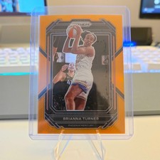 2023 Panini Prizm WNBA Brianna Turner #27 Orange Prizm /99 Mercury
