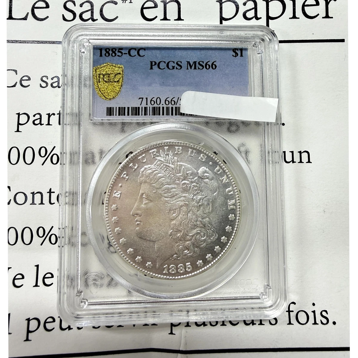 Uncirculated Silver 1885 Year Morgan US Dollars (1878-1921) for