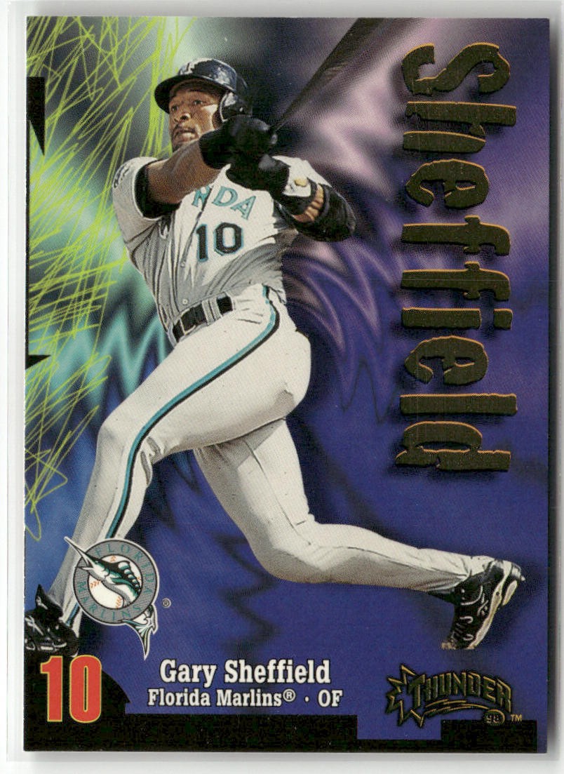 1998 CIRCA THUNDER #26 GARY SHEFFIELD FLORIDA MARLINS