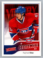 2011-12 Upper Deck Victory Rookie #295 Raphael Diaz Montreal Canadiens RC