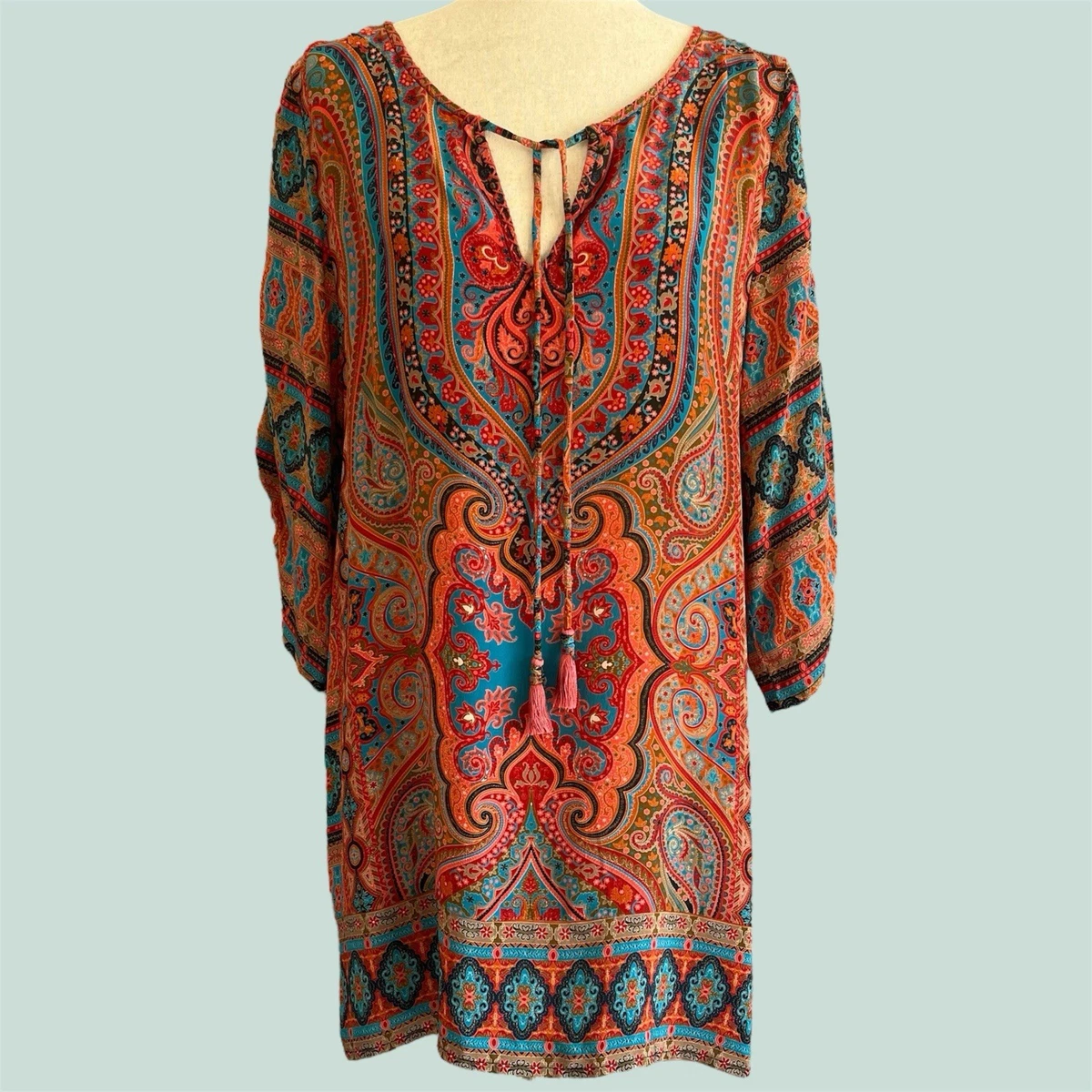 tolani silk tunic dress Silk Narissa Magenta Tunic
