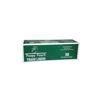 POOPY POUCH PP-13GAL-BAGS Pet Waste Receptacle Bag,13 gal. 32TL86
