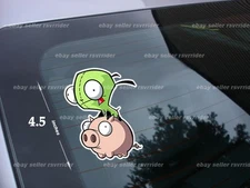 invader zim gir pig decal dog suit cartoon *free ship