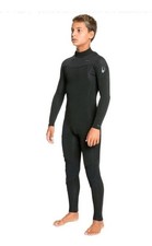 Quiksilver Everyday Sessions 3/2 mm Back Zip Wetsuit - Boy's - 16 / Black