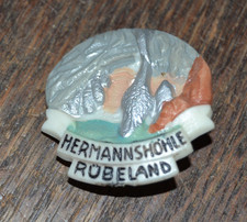 Wanderabzeichen Urlaubsandenken Anstecknadel Hermannshöhle Rübeland um 1955