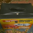 Vintage 1969 Hot Wheels Collector's Race Case #4977 Black Vinyl 48-Car Storage