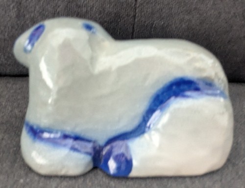 Eldreth Pottery Salt Glaze Sheep 1995 - Picture 4 of 9