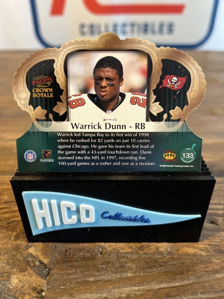 1998 Pacific Crown Royale Warrick Dunn #133 - Image 2 of 3