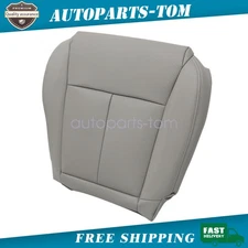 Passenger Bottom Replacement Leather Seat Cover Gray For 2006-2010 Infiniti M35