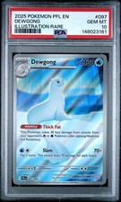 2025 POKEMON PFL EN-PHANTASMAL FLAMES ILLUSTRATION RARE #097 DEWGONG PSA 10