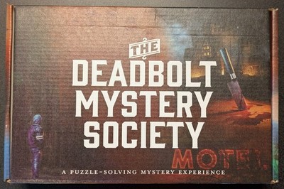 TO DIE FOR by The Deadbolt Mystery Society