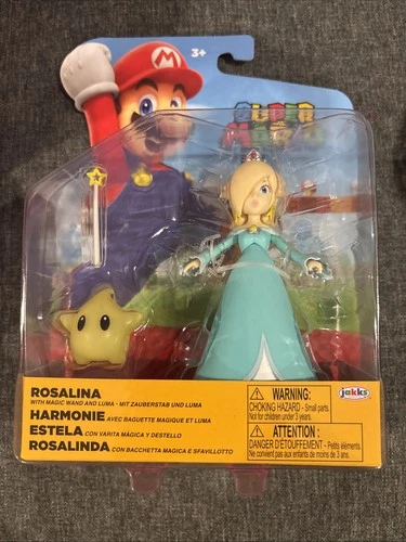 Super Mario Rosalina Jakks Pacific 4" w/ Magic Wand, Luma 2026 In Hand - product listing photo