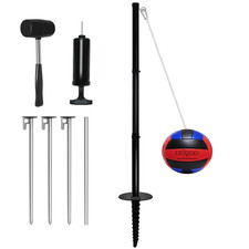 Ydds Portable Tetherball Set Tetherball Ball Rope And Pole Heavy Duty