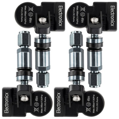 4x Reifendrucksensoren RDKS Sensoren Metallventil Gunmetal für ChangAn CS35 Plus