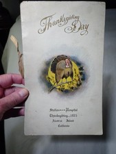 1925 RARE "ALCATRAZ ISLAND MILITARY PRISON MENU" LIST OF NAMED SOLDIERS