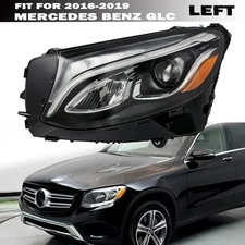 Complete Left LED Headlight Fit 2016-2019 MB GLC300 Basic Lighting Factory Style
