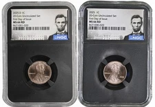 2025 P D Penny Abraham Lincoln Shield Cent NGC MS66 RD First Day Issue  -presale