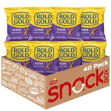 Pretzels, Sticks, 1 Ounce (Pack of 40)