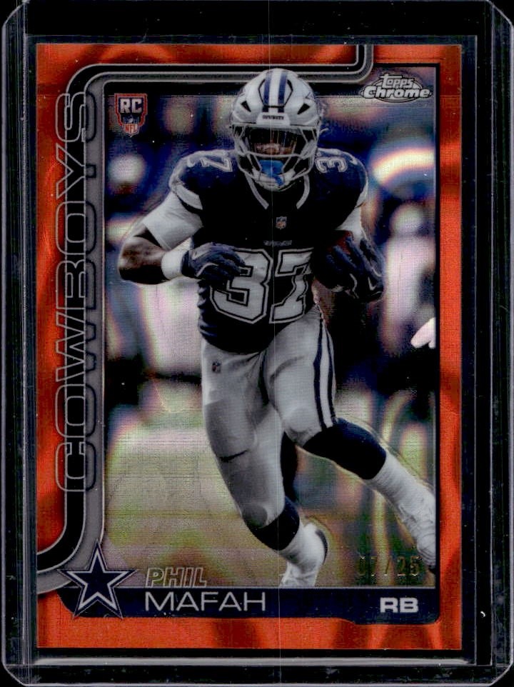 Phil Mafah Topps Chrome #310 Orange Lava