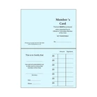 CLUB MEMBERS CARD SUBSCRIPTION CARDS CIU MEMBERSHIP 7 YEAR PACK OF 25 BLUE