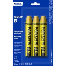 Markal Painstik Original B Yellow Paint Markers, 3-Pk., Model# 80294