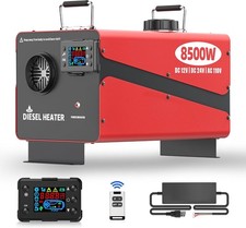 8500W Diesel Heater, 12V/24V DC  110V AC All-in-One Portable Parking Space Heat