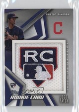 2021 Topps Rookie Card Manufactured Triston McKenzie #RP-TM Patch RC 1lc0. rookie card picture