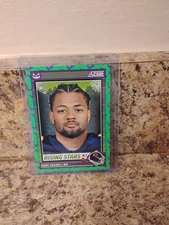 2024 Panini Score - A - Treat Rome Odunze RC Green Bats Card #44