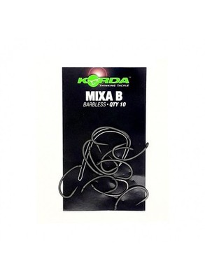 Korda Mixa B Haken   Pastoral-Draht, scharf, ohne Widerhaken, 10 Stück