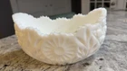 Vintage Milk Glass Bowl By John E. Kemple