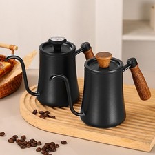 500ML Stainless Steel Coffee Pot with Lid Thermometer Coffee Utensils ClearScale