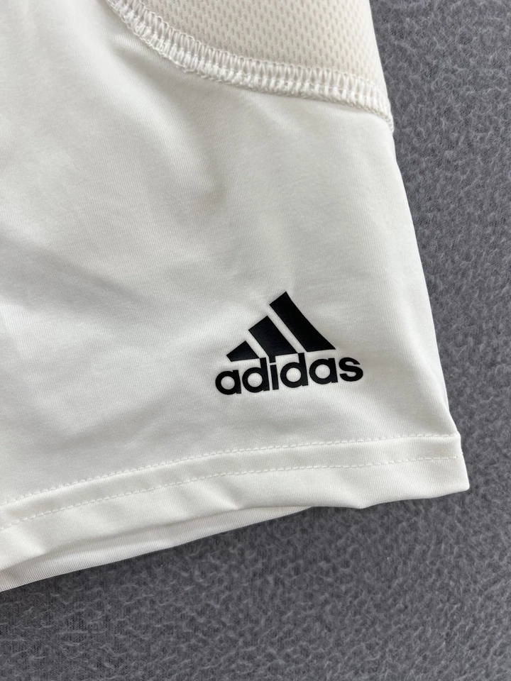 Pantalones Cortos de Compresión Acolchados Adidas Para Hombre Grandes Blancos Climalite Fútbol Béisbol Foto 2 de 4