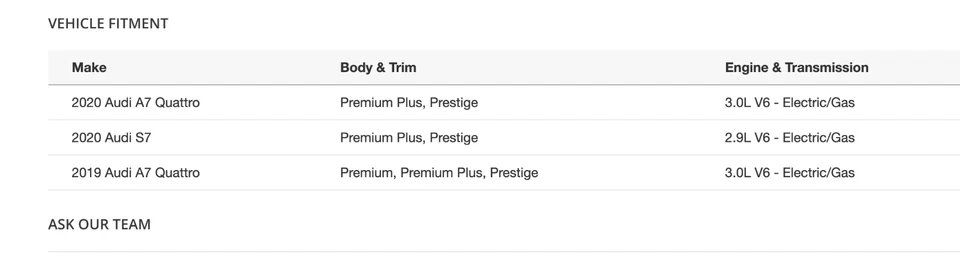 2020 20 Audi A7 Quattro S7 4K8 s-line Rocker Molding Left Driver LH Side OEM Foto 3 de 4