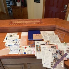 Creative Memories Lot Templates Album Paper Blank Pages Stickers Tools