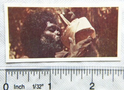 Lyons Teekarte Australien Nr. 44 Aborigines trinken aus Kohl Palmblatt Tasse