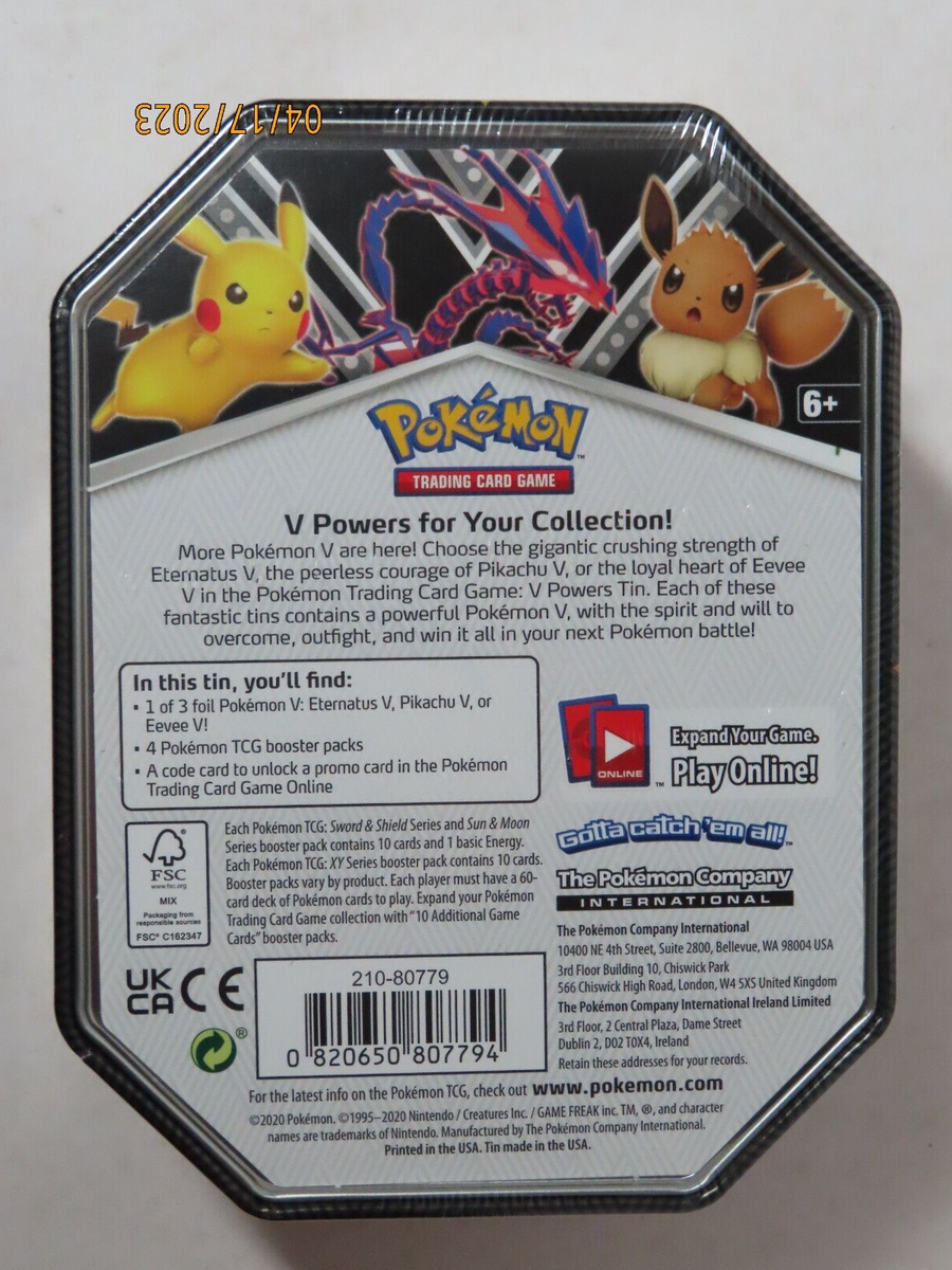 pokemon v powers tin card list Pokémon TCG - V Powers