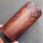 Turned Hardwood Trinket Box Fab Condition - 13x7Cm