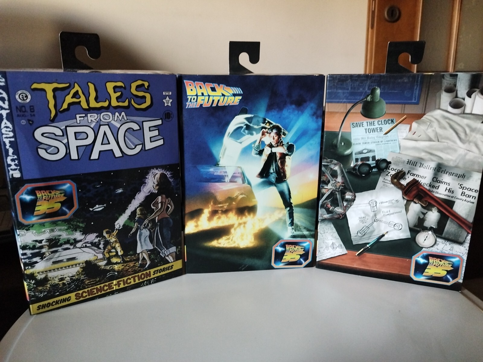 NECA Bundle Back To The Future Marty Mcfly Ultimate,Tales From Space ,Doc Brown