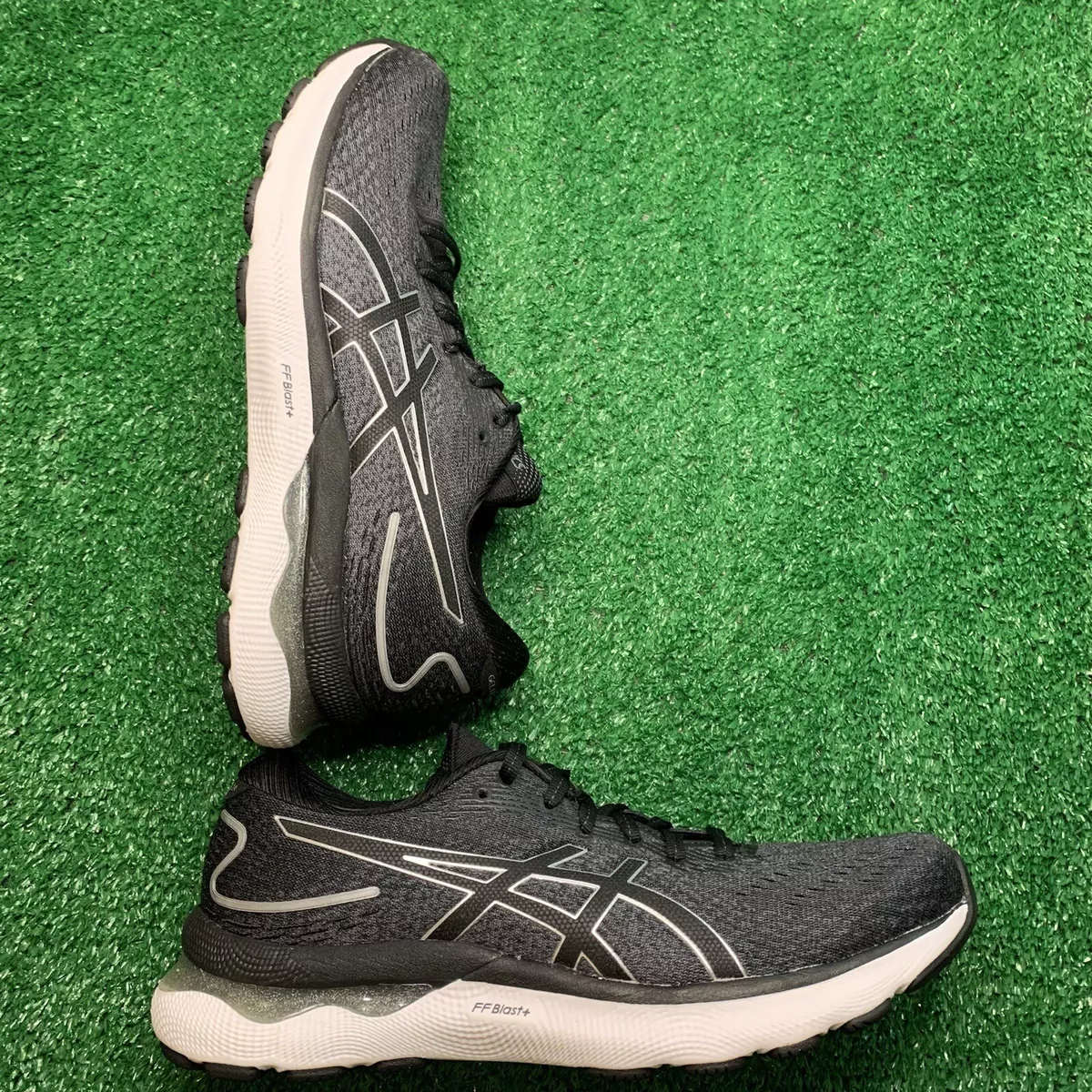 Asics Gel Nimbus 24 Women s Size 5.5 D Wide 1012B199 Running Shoes Black White