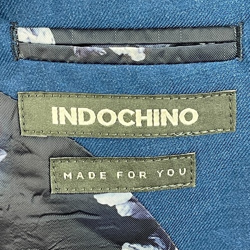 Indochino Wool Sport Coat Mens 42R Blue Blazer Suit Jacket 2 Button Casual - Picture 10 of 13