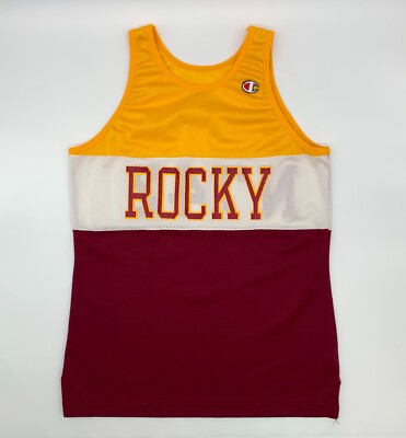 Vintage 80s 90s Champion Mens Large Color Block Mesh Tank Top