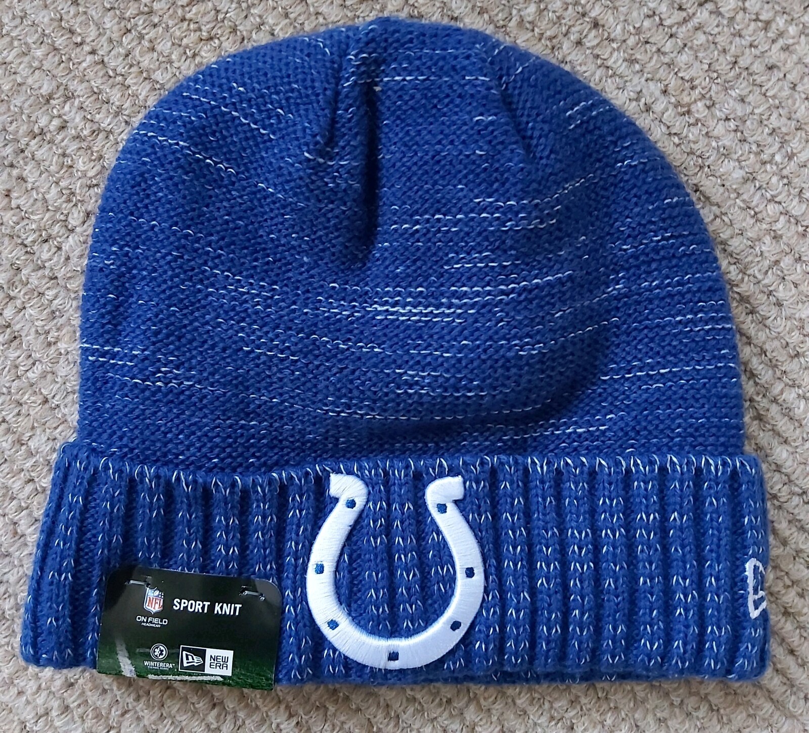 COLTS Indianapolis New Era NFL American Football  BEANIE Hat USA Blue