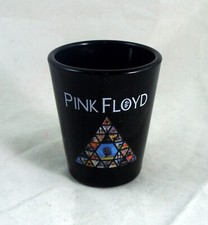 Pink Floyd Tree Of Life Collectible Black Ceramic Shot Glass
