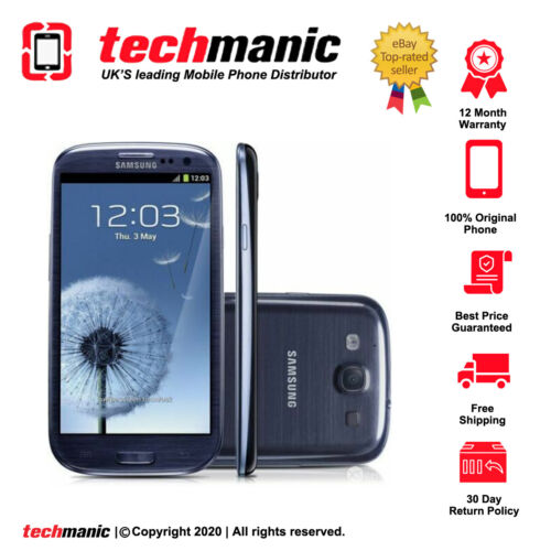 Samsung Galaxy S3 III GT-I9300 - 16 Go - Smartphone bleu galets (débloqué) - Photo 1/1