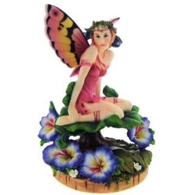 Elfen Figur by Linda Ravenscroft Viola Pansy Fairy  Flower Collection  Neu+OVP