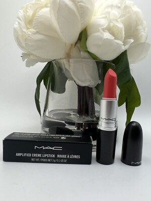 MAC Amplified Creme Lipstick VEGAS VOLT Full Size 0.10oz NEW Code:AB6