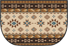 Fireplace Hearth Rug Fireplace Mats Cabin Southwestern Fireproof Fire Resistant