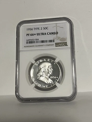 1956 Franklin Half NGC PF 66 Plus Ultra Cameo Type 2 *