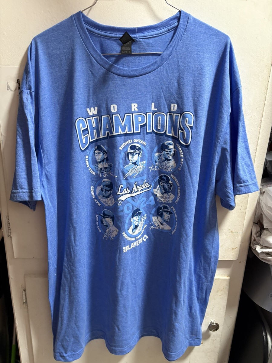 ★LA Dodgers★2024チャンピオン記念Tシャツ★Men's L Men's Los Angeles Dodgers Nike Royal 2024 World Series